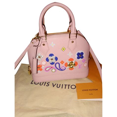 louis vuitton pink borsa|louis vuitton alma bb.